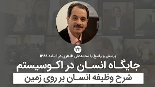 جایگاه انسان در اکوسیستم - شرح وظیفه انسان بر روی زمین