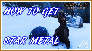 Conan Exiles - How To Get Star Metal  (Sternenmetal Guide)