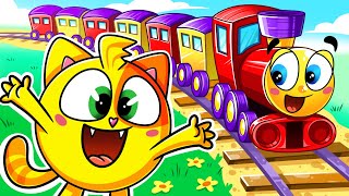 Funny Choo-Choo Train & Friends 🚂 Wheels on the Bus 🚌 Kids Songs & Nursery Rhymes by Baby Cars