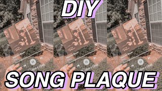 DIY GLASS SONG PLAQUE/FRAME ALBUM COVER WITH SCANNABLE SPOTIFY CODE (as seen on tiktok)