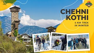 Chehni Kothi Trek | In Winters | Panchkula to Banjar | 4 km Trek