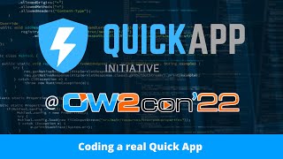 OW2 Quick App Initiative: Coding a real Quick App - Martin Alvarez at Huawei