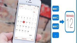 How to enable week numbers in Calendar for iPhone and iPad