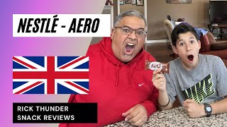 Americans Try Nestlé Aero | 🇬🇧 Snack Review