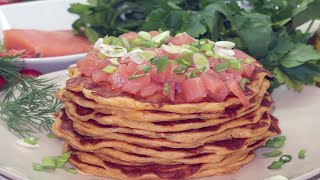 Панкейки на кефире с сыром быстро и вкусно