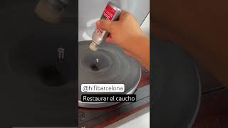 Cuidado del caucho #vintagehifi #hiendaudio #hifiaudio #restoration #thorensturntable