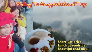 #vlog #sikkim Road Trip Vlog In Sikkim||Gangtok By Road With Beautiful View||Pelling To Gangtok