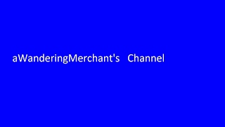 Transmisión en directo de aWanderingMerchant