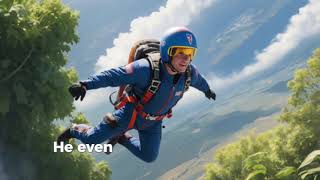 Skydiver’s Miracle: The Parachute That Didn’t Open #englishreading