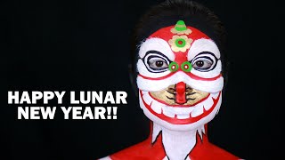 LUNAR NEW YEAR LION MAKEUP TUTORIAL