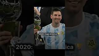 before he won Copa America #messi #foothball #copaamerica