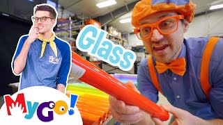 Blippi Goes Glassblowing + MORE! | 1 HOUR | MyGo! Sign Language For Kids | @Blippi | ASL