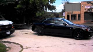 Chrysler 300 Mopar 12 burnout.