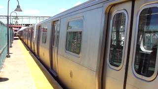 Rockaway Parkway-bound L train leaving Livonia Avenue