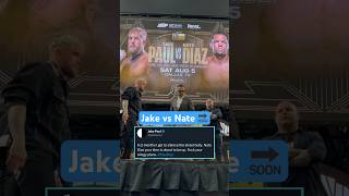 Jake Paul calls Nate “Street Bully” 👀 #jakepaul #boxing #natediaz