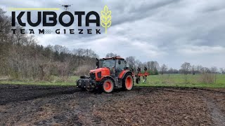 🔥👉Orka pod kukurydze 2023👈🔥Kubota M6-122 w akcji wraz z pługiem kuhn✅🌽