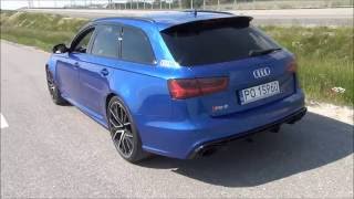 Audi RS6 Avant Performance 605 KM dźwięk silnika wydechu / exhaust sound