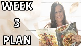 #TIU4YOU Plan With Me for Week 3 | Weight Loss VLOGTOBER