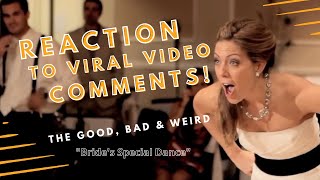 Bride's Special Dance viral comments reviewed!!! Is the video REAL or a HOAX!