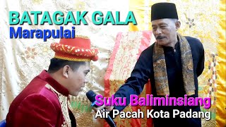 BATAGAK GALA SUKU MALIMINSIANG AIR PACAH KOTA PADANG #sumaterabarat #adat #gala #datuk datuk