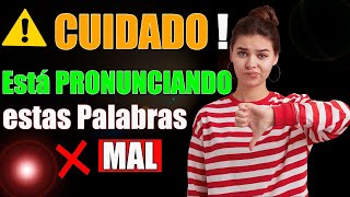 😮25 palabras que pronuncias mal ❌en inglés