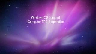 Start Of Setting Up Windows OS Leopard Beta 1