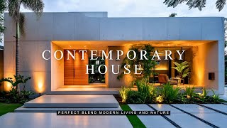 The Perfect Blend Modern Living and Nature: Contemporary House Architecture with Harmonic Horizon