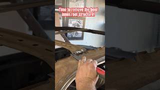 Little more spot weld removal on the Camaro this is close to over! #shorts #camaro