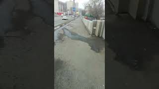 Москва. Пришла зима. Март. 27.03.22. Снег.Ветер.