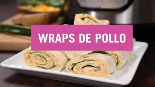 Wraps de pollo en Instant Pot® | Instant Pot® Latam