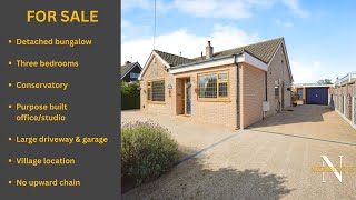 FOR SALE! Three bedroomed detached bungalow on Big Lane, Clarborough