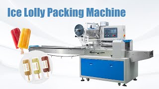 Automatic Popsicle Packing Machine High Efficiency Ice Lolly Packaging Machine