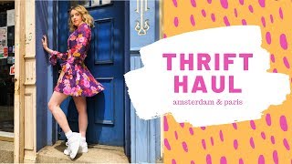 thrift haul: Amsterdam and Paris