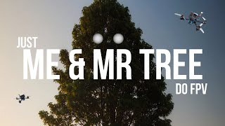 Just me and Mr Tree doing FPV