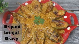 Brinjal masala curry | Brinjal gravy for briyani | Kathirikkai curry | Eggplant recipe