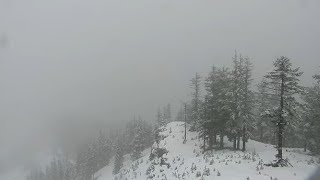 Snowing on Mt. Hood