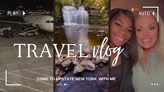 TRAVEL VLOG : WEEK IN NEW YORK + 1ST TIME ON A PLANE + WATERFALLS + MEETING MORE FAMILY + & MORE