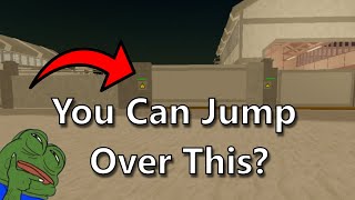 How to jump over any gate in roblox war tycoon