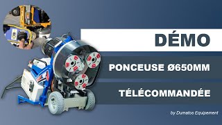 Démo ponceuse sol télécommandée Expander 650 - DUMATOS EQUIPEMENT