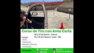 curso de tiro con arma corta/mexico.