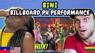 REACTION TO BINI - Live Performance at Billboard PH Show | FIRST TIME WATCHING