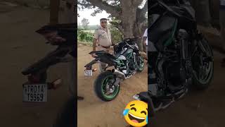 Cops ka Reactions for Z900 #z900rider #z900 #bike #automobile #zx10r