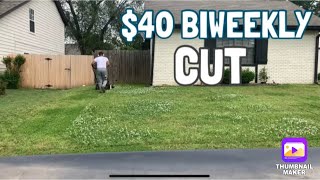 $40 Mow Time Lapse (Lawn Care)