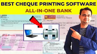 ✅ Best Cheque Printing Software - MoneyFlex (All in One) Cheque Printing Software for All Banks