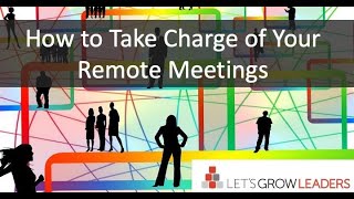 How to Hold Better Remote Meetings