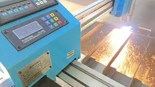 oxy-fuel CNC flame cutting machine for sheet metal plate cutting