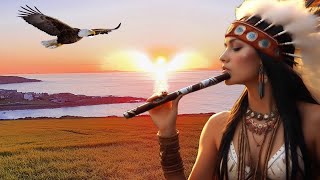 MIND AND BODY RECOVERY| Native American Flute With Tribal Drum Restoring body, mind and spirit