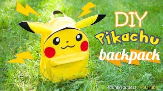 How To Make A Pikachu Backpack – DIY School Supplies in Pokemon Go Style