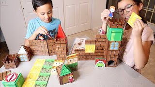 Magnetic Tile Review | Kids Games Toys Castle Adventure Magnetic Building Blocks Doll House Toys