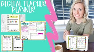 Digital Teacher Planner - 2020 2021 - Flip Through - Back to School Organization